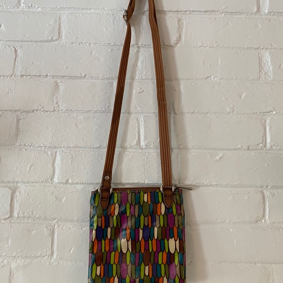 FOSSIL-Key-Per Multi Color Crossbody - Picture 4 of 5